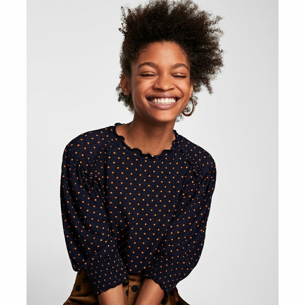 Zara Polka Dot Shirt